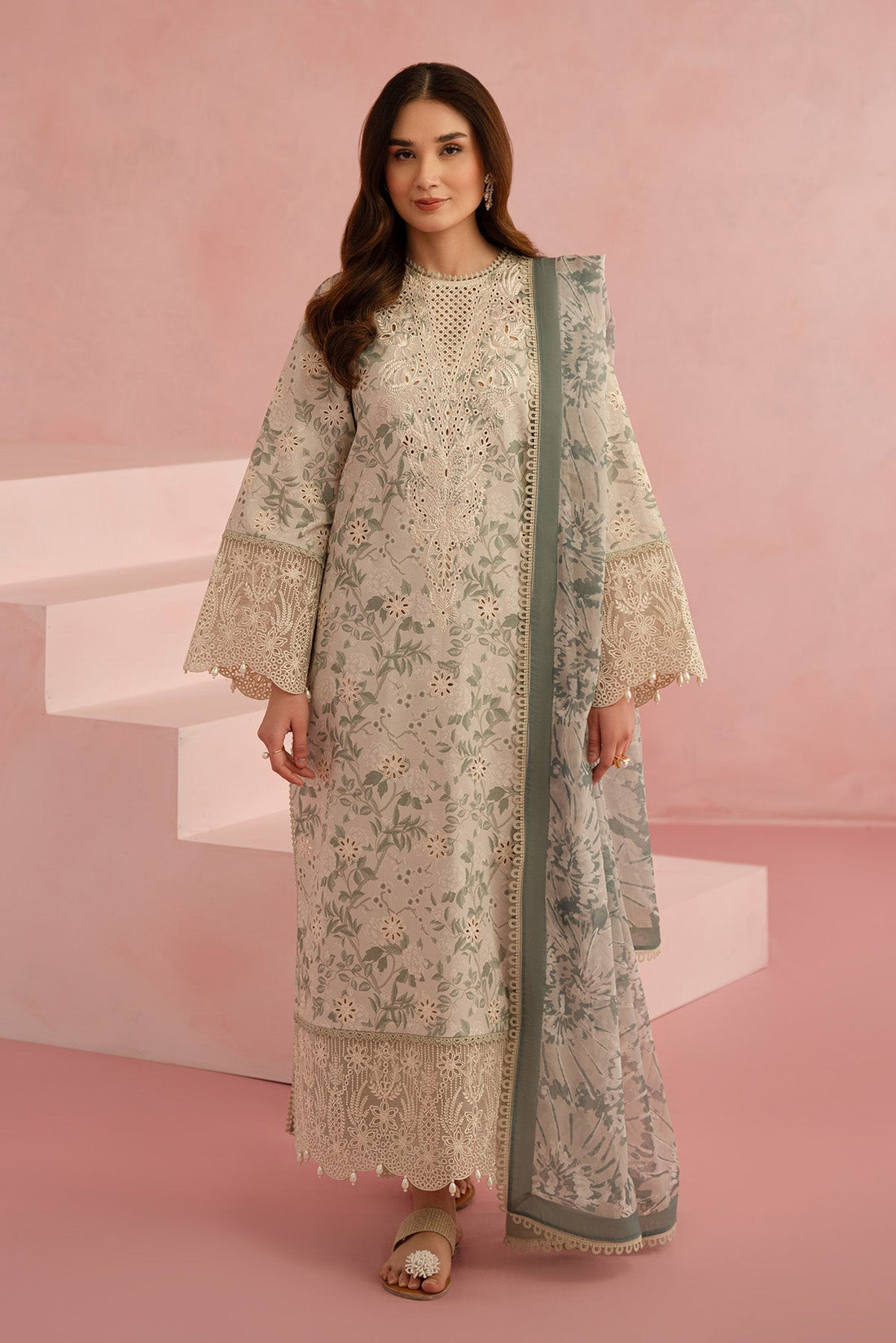 Afrozeh | Floral Charm 25 | Kylon - House Of Hania