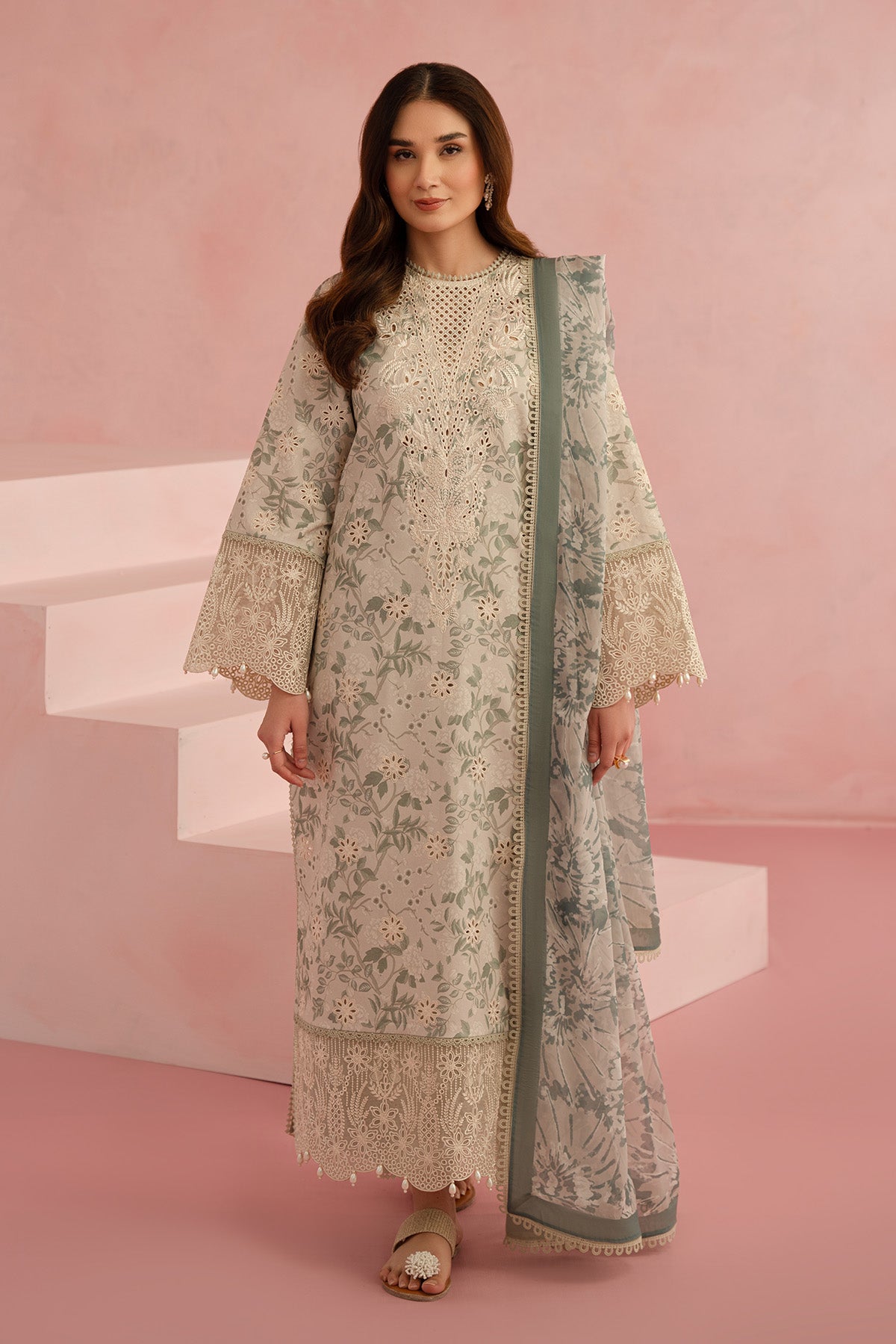 Afrozeh | Floral Charm 25 | Kylon - House Of Hania
