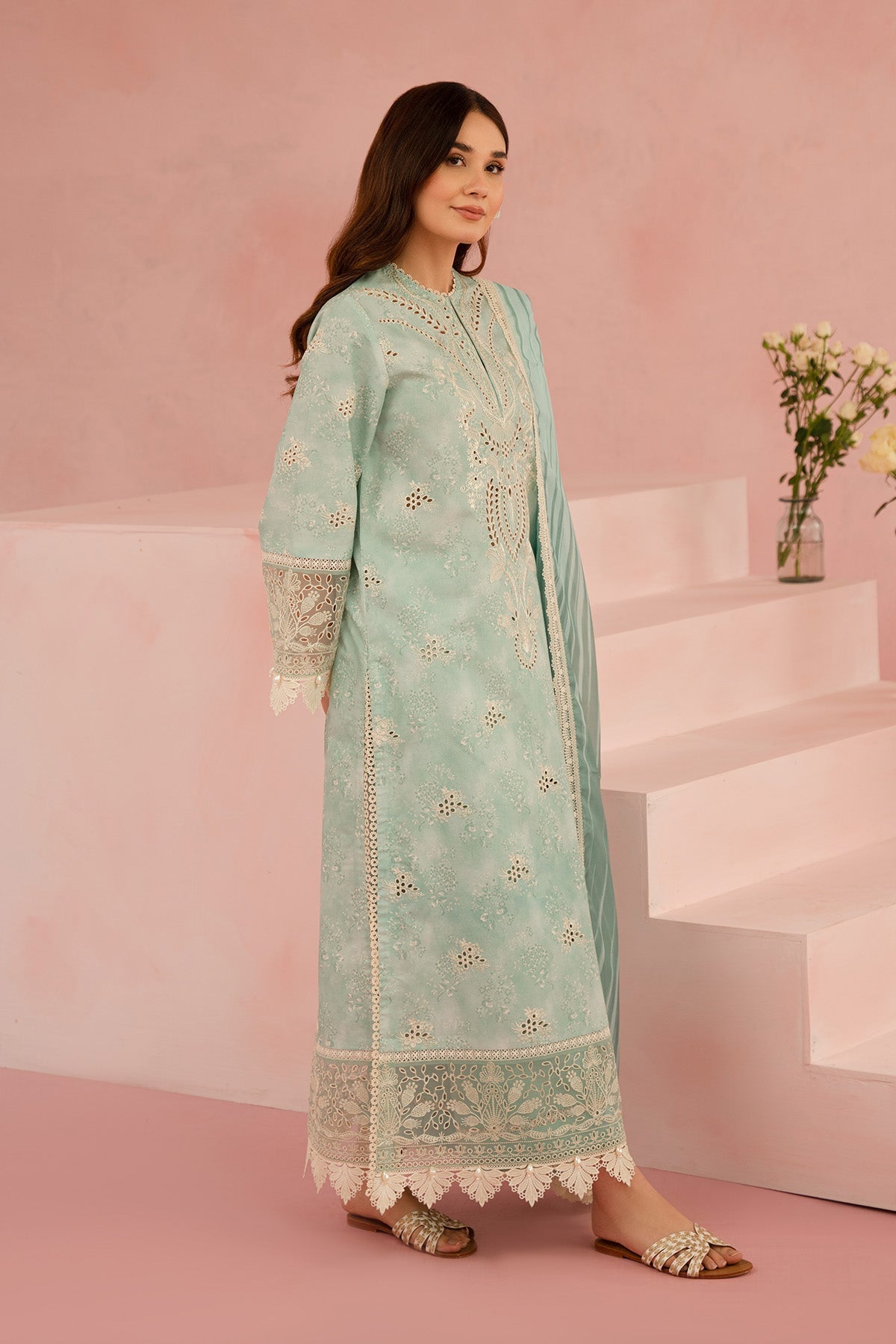 Afrozeh | Floral Charm 25 | Leonora - House Of Hania