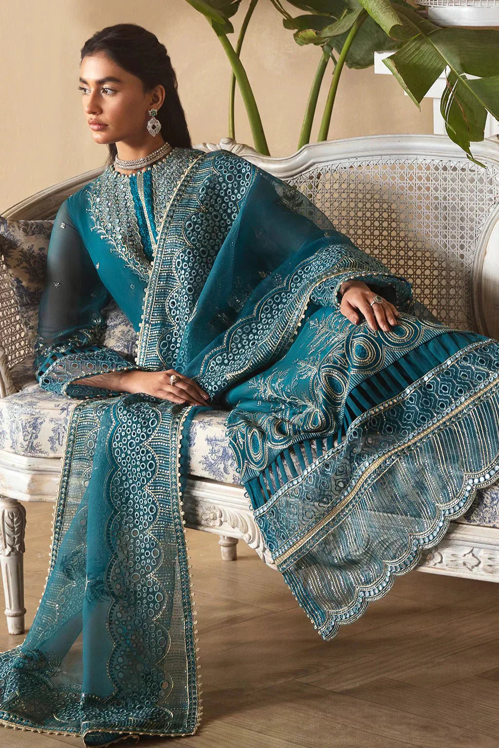 Afrozeh | La Fuchsia 24 | Liana - House Of Hania
