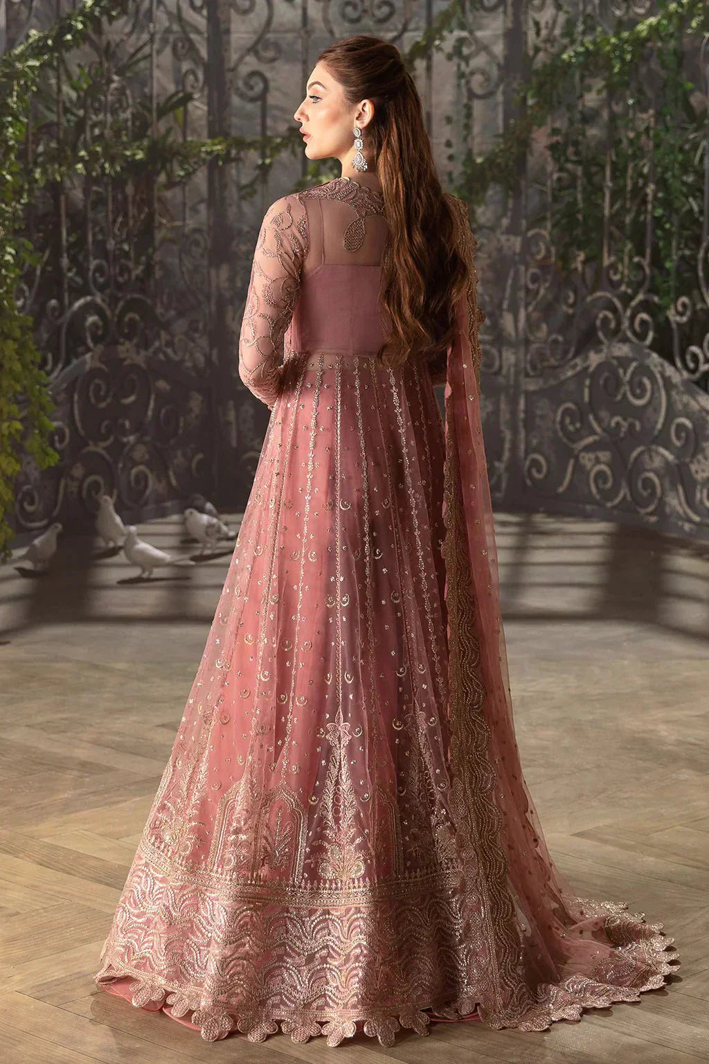 Afrozeh | La Fuchsia 24 | Rosa - House Of Hania
