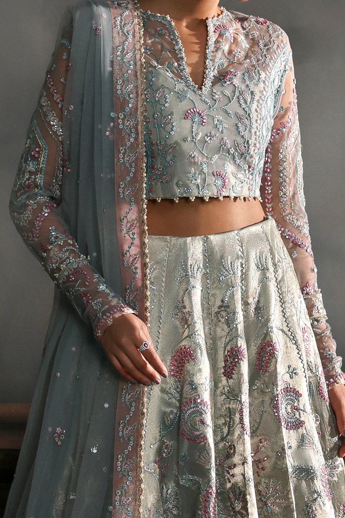 Afrozeh | La Fuchsia 25 | Elanora - House Of Hania