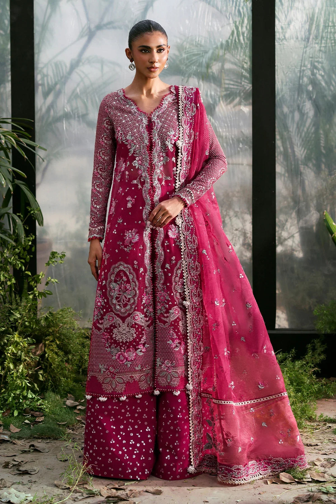 Afrozeh | La Fuchsia 25 | Rowan - House Of Hania