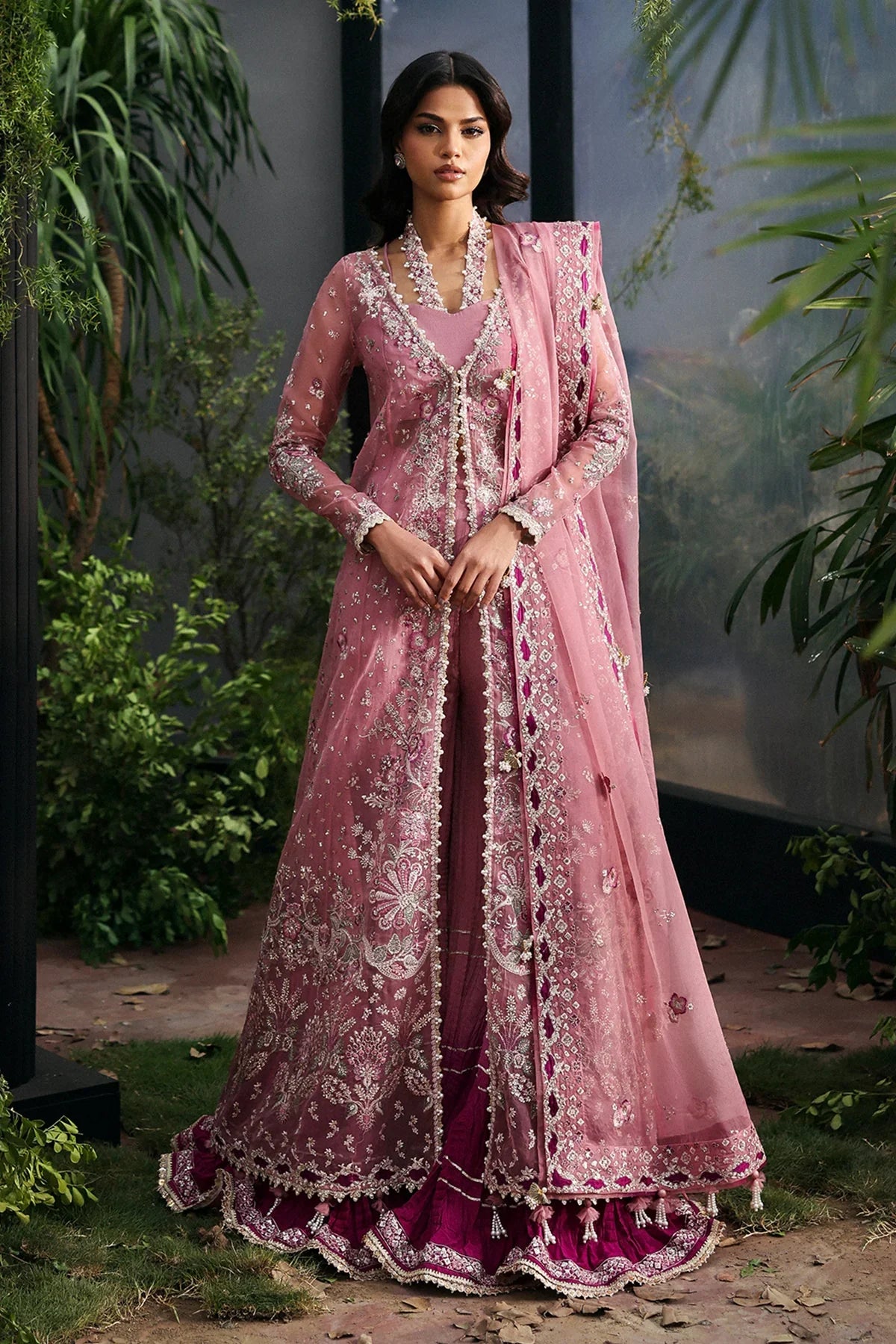 Afrozeh | La Fuchsia 25 | Seraira - House Of Hania