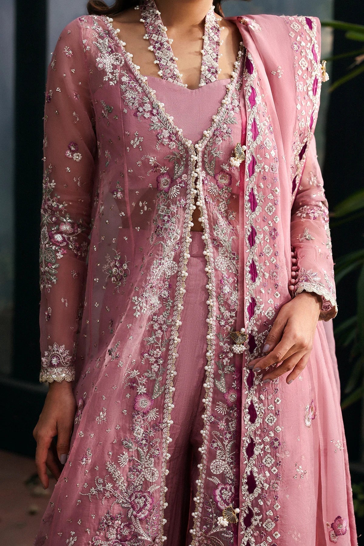 Afrozeh | La Fuchsia 25 | Seraira - House Of Hania