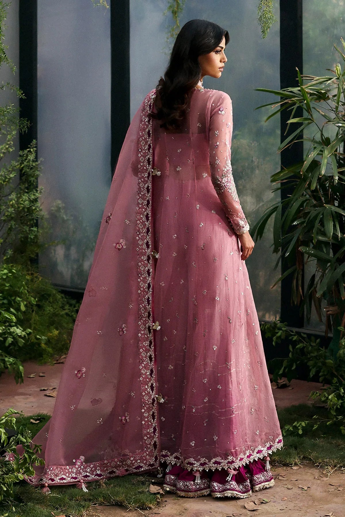 Afrozeh | La Fuchsia 25 | Seraira - House Of Hania