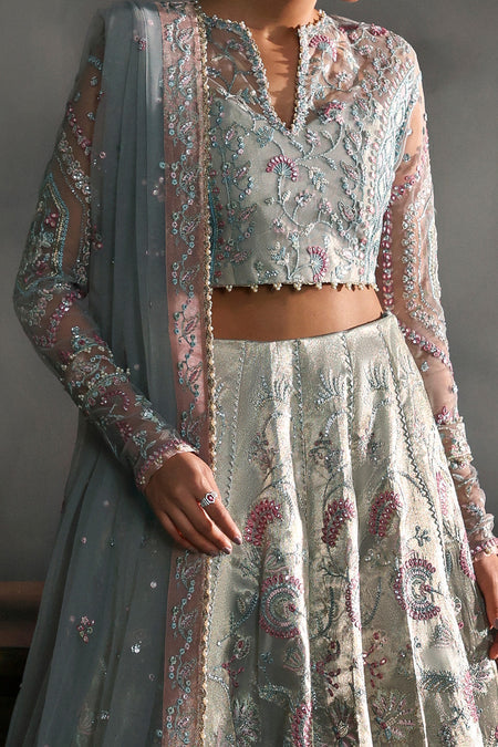 Afrozeh | La Fuschia 25 |Elanora - House Of Hania
