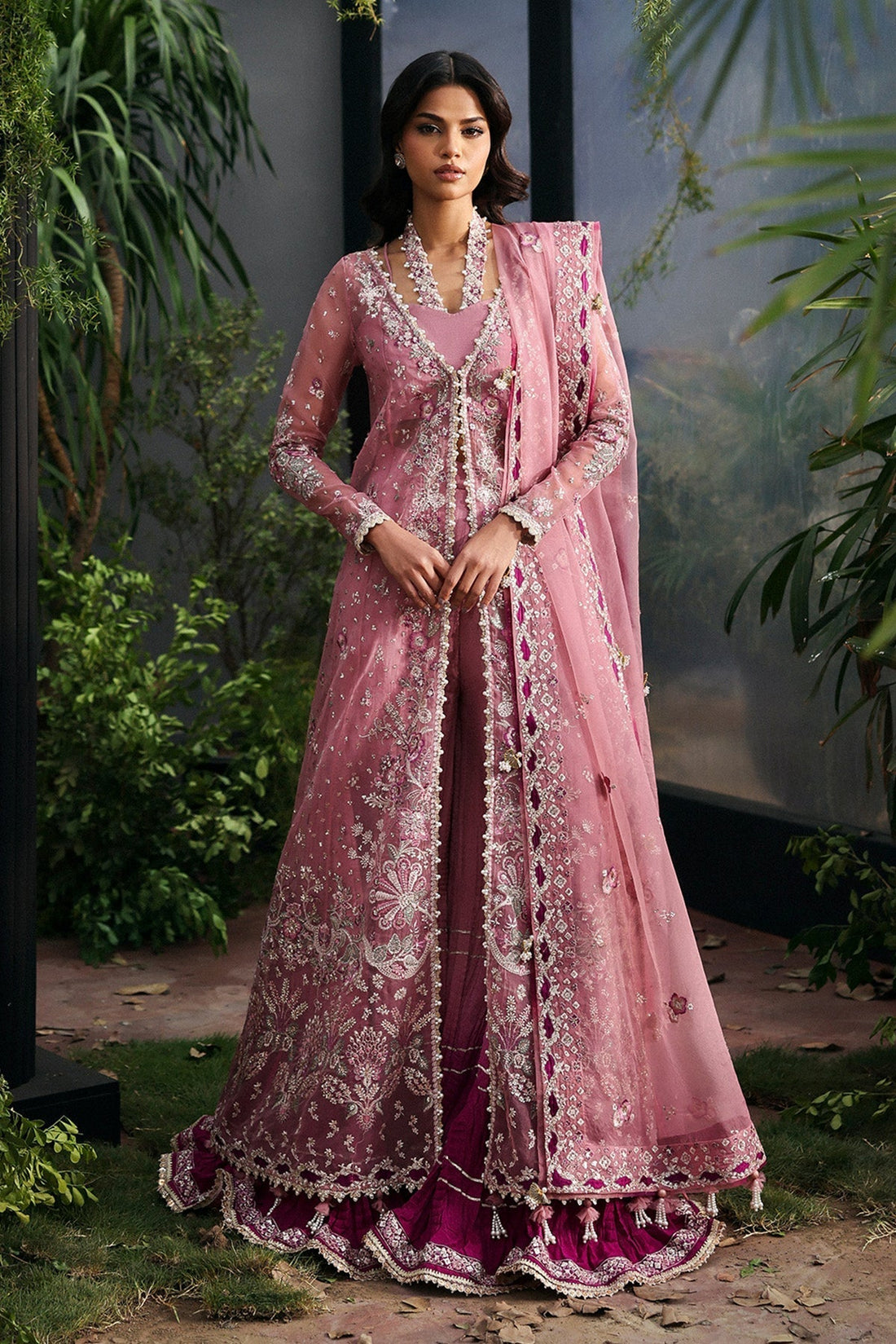 Afrozeh | La Fuschia 25 | Seraira - House Of Hania