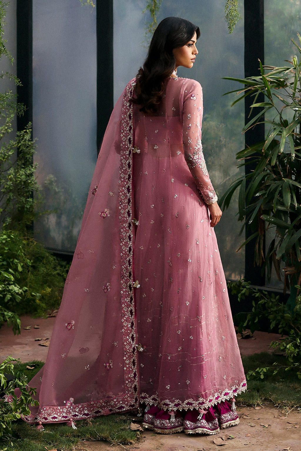 Afrozeh | La Fuschia 25 | Seraira - House Of Hania
