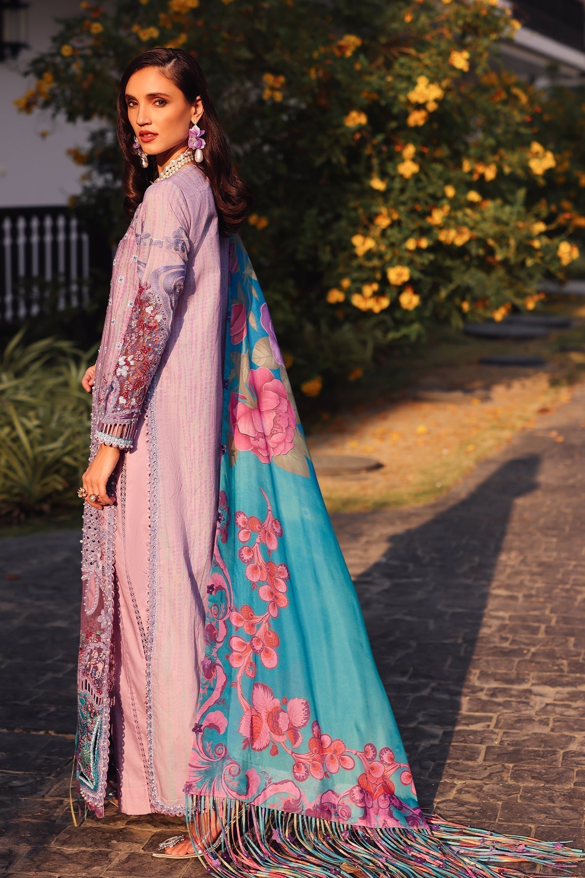 Afrozeh | Lawn 25 | Chrysa - House Of Hania