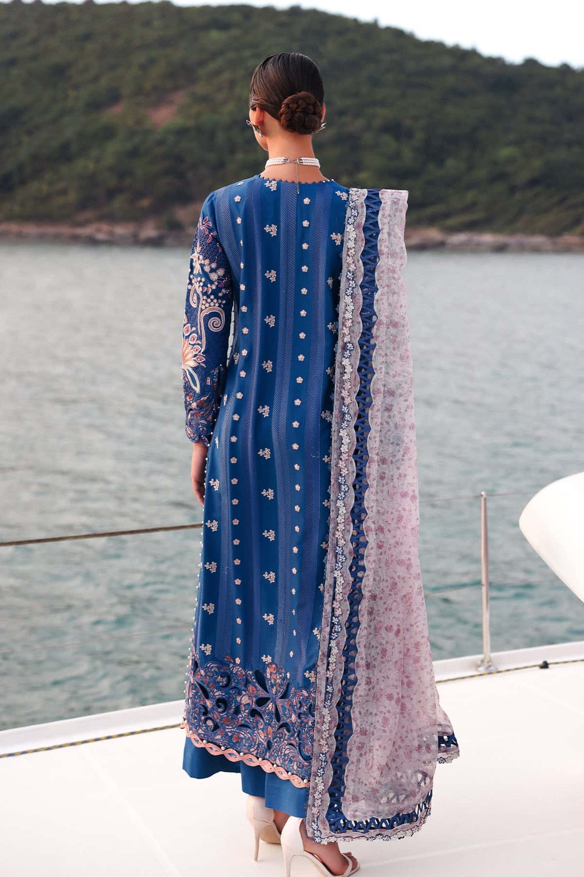 Afrozeh | Lawn 25 | Eclipse - House Of Hania