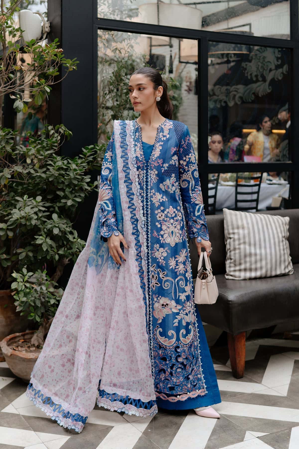 Afrozeh | Lawn 25 | Eclipse - House Of Hania