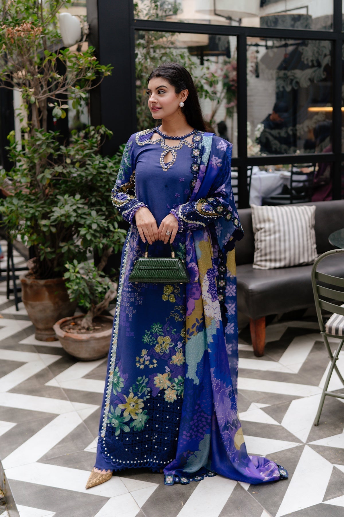 Afrozeh | Lawn 25 | Lumora - House Of Hania