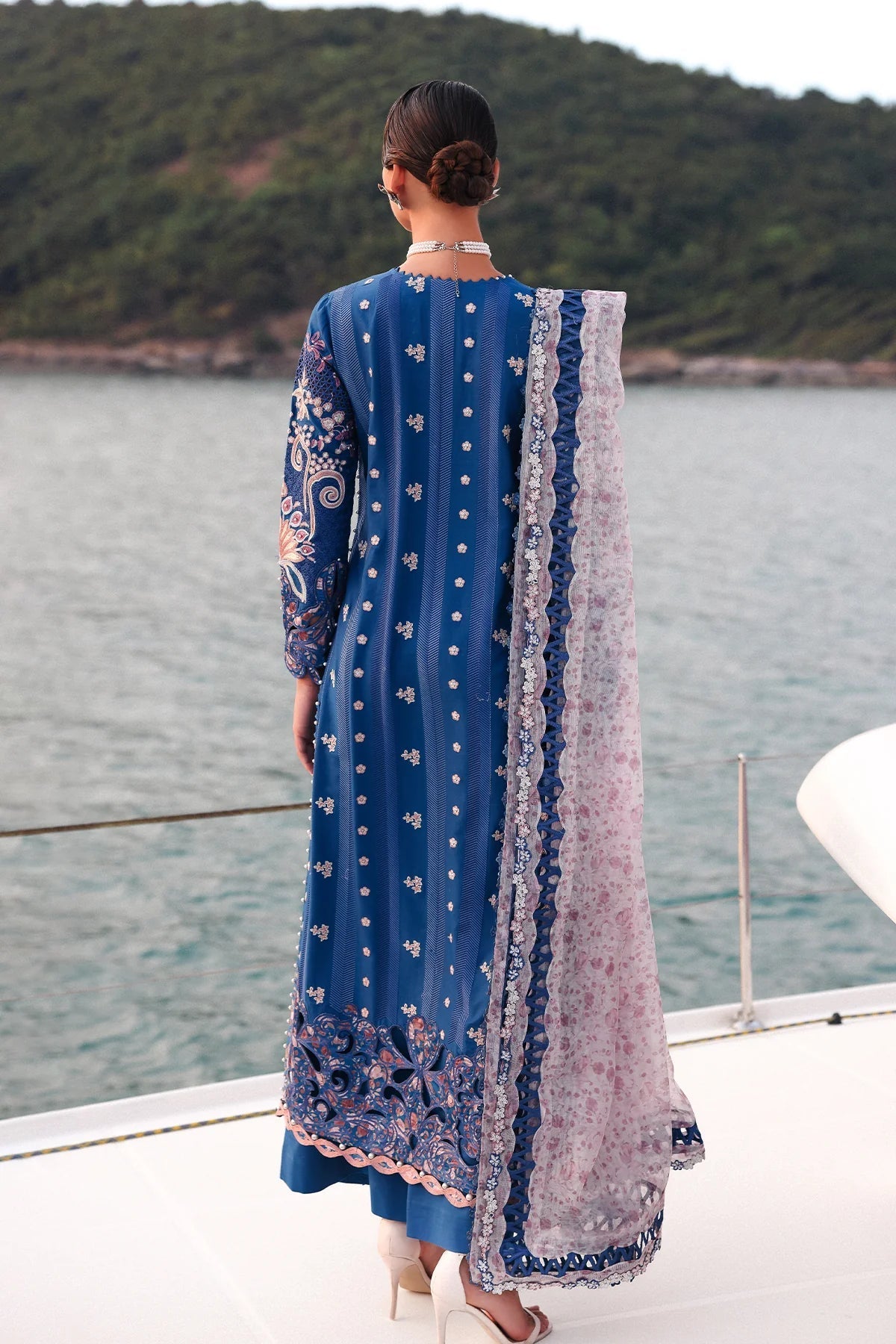 Afrozeh | Luxury Embroidered & Printed Lawn | Eclipse - House Of Hania