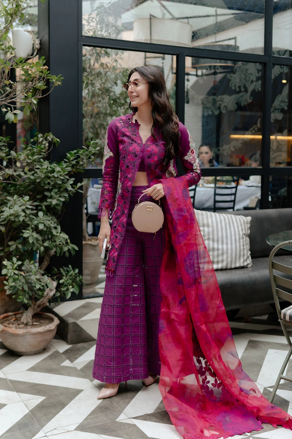 Afrozeh | Luxury Embroidered & Printed Lawn | Serene - House Of Hania