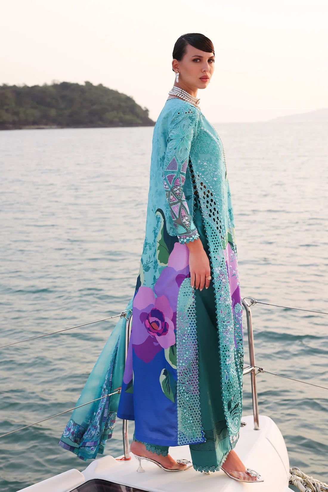 Afrozeh | Luxury Embroidered & Printed Lawn | Sovana - House Of Hania