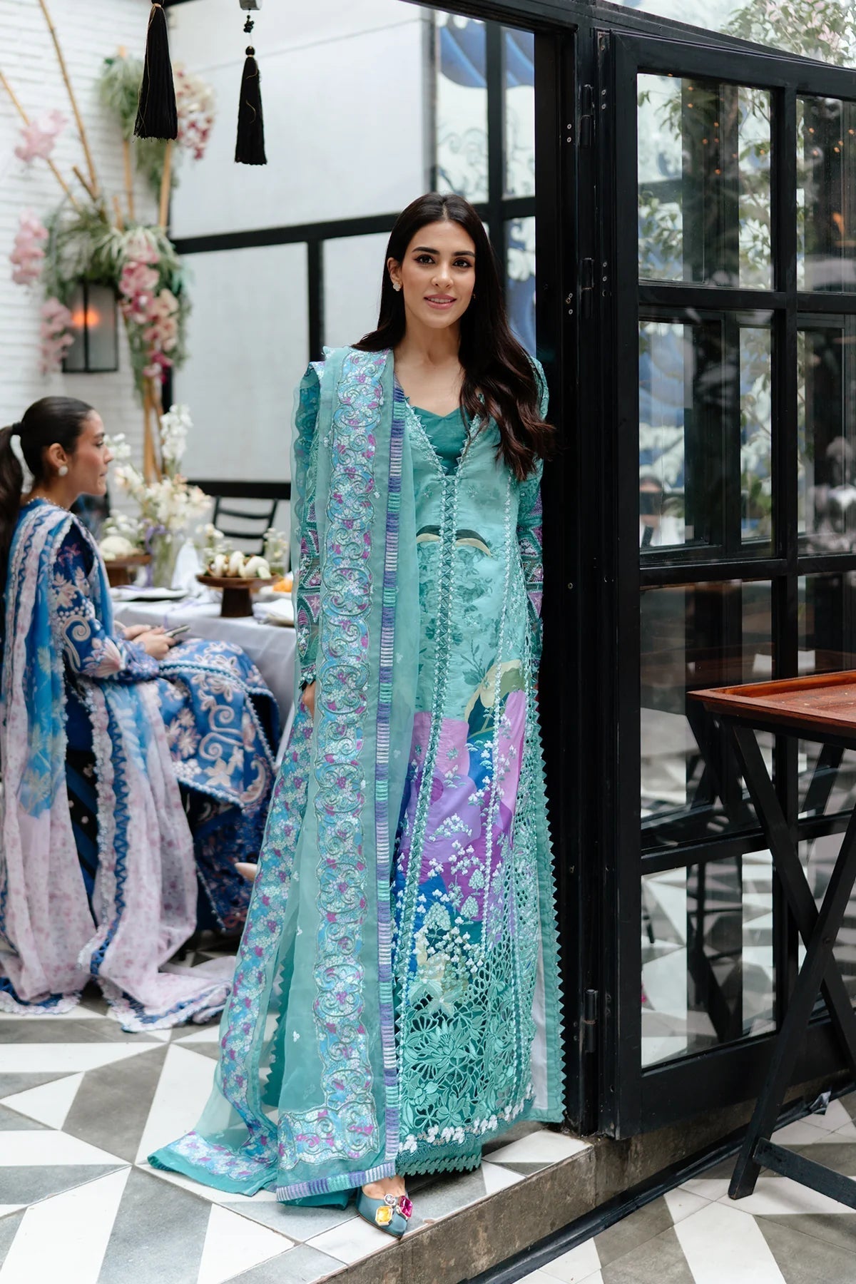 Afrozeh | Luxury Embroidered & Printed Lawn | Sovana - House Of Hania
