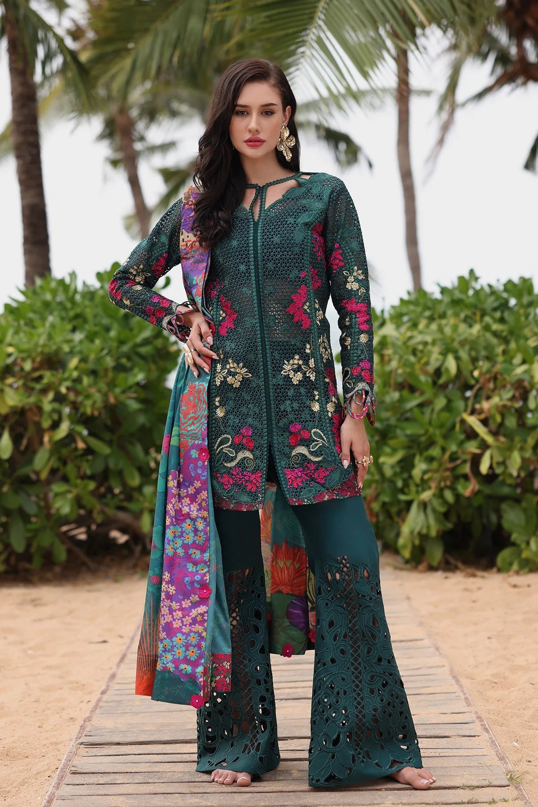 Afrozeh | Luxury Embroidered & Printed Lawn | Vermora - House Of Hania