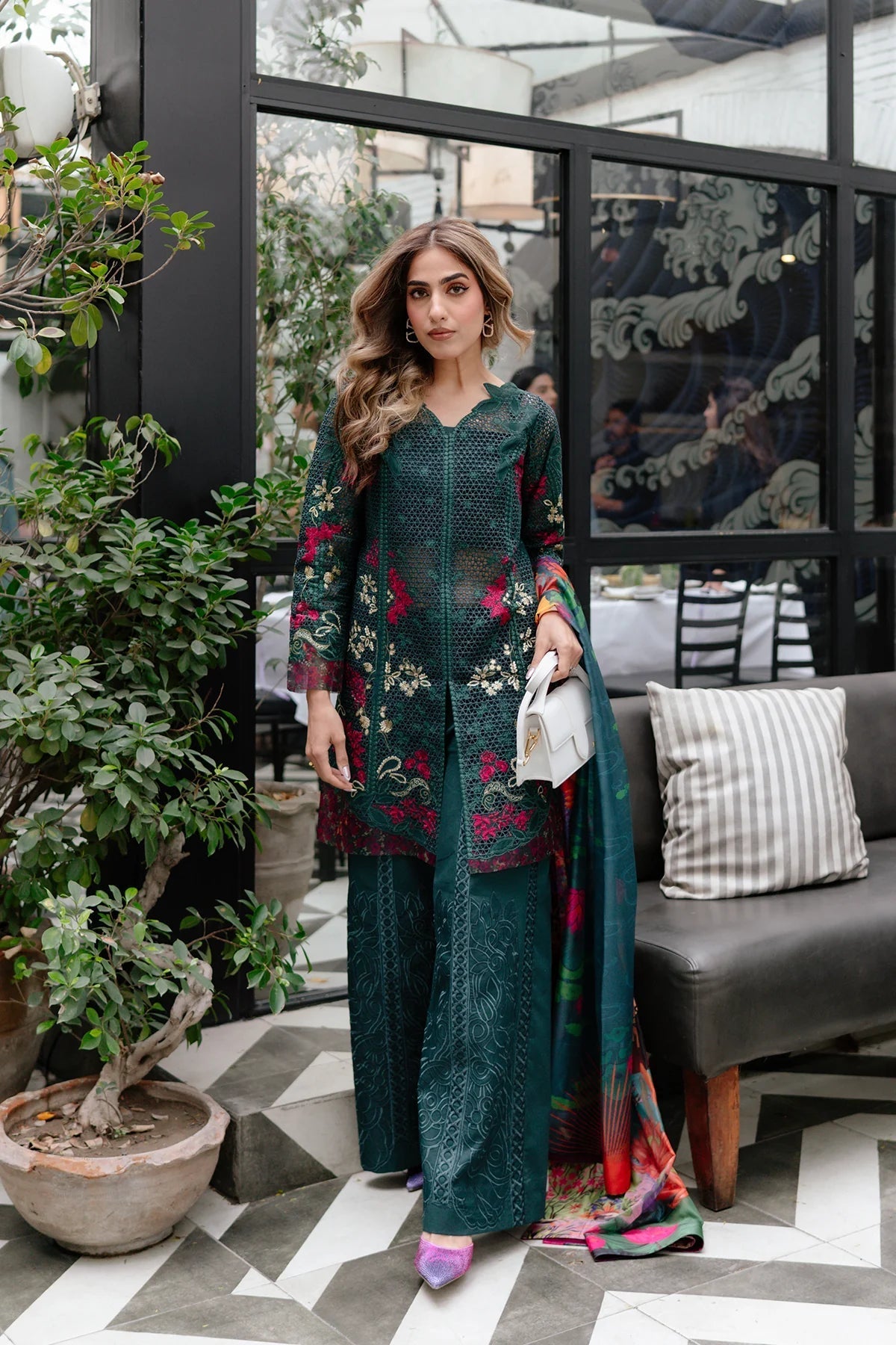 Afrozeh | Luxury Embroidered & Printed Lawn | Vermora - House Of Hania
