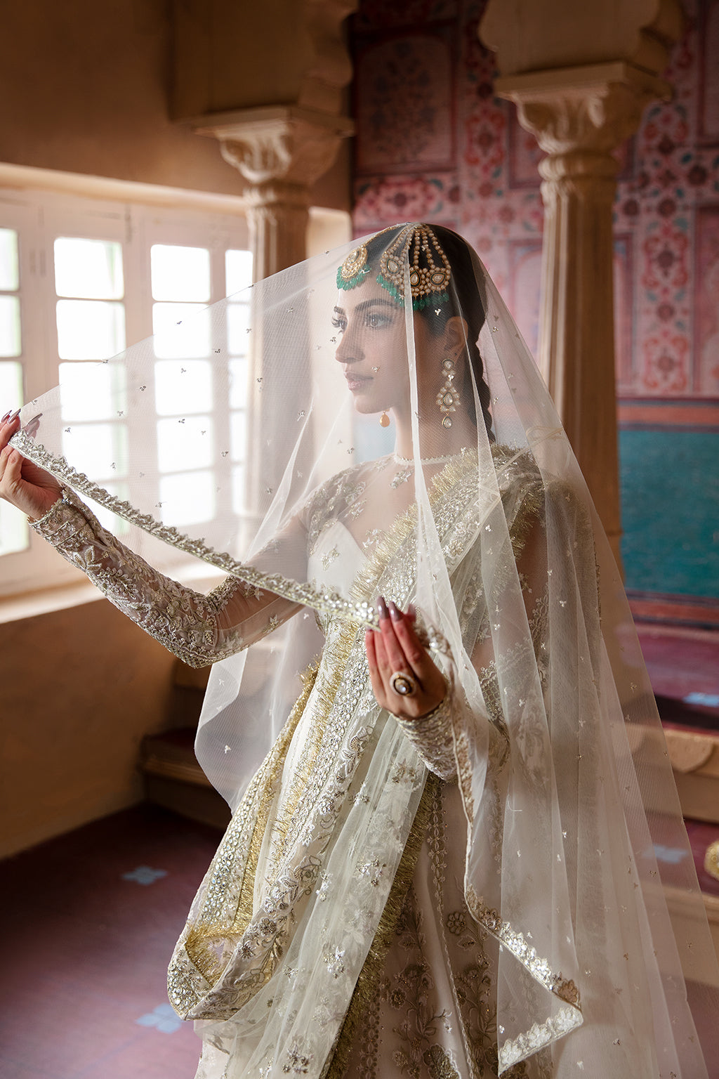 Afrozeh Shehnai Wedding Formal 3Pc Suit AFS-23-V1-02 Khazina - House Of Hania
