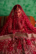 Afrozeh Shehnai Wedding Formal 3Pc Suit AFS-23-V1-07 Gulabposh - House Of Hania
