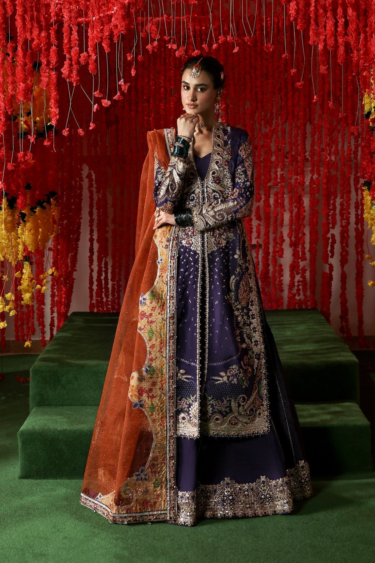 Afrozeh | Shehnai Wedding Formals 25 | Gulnaar - House Of Hania