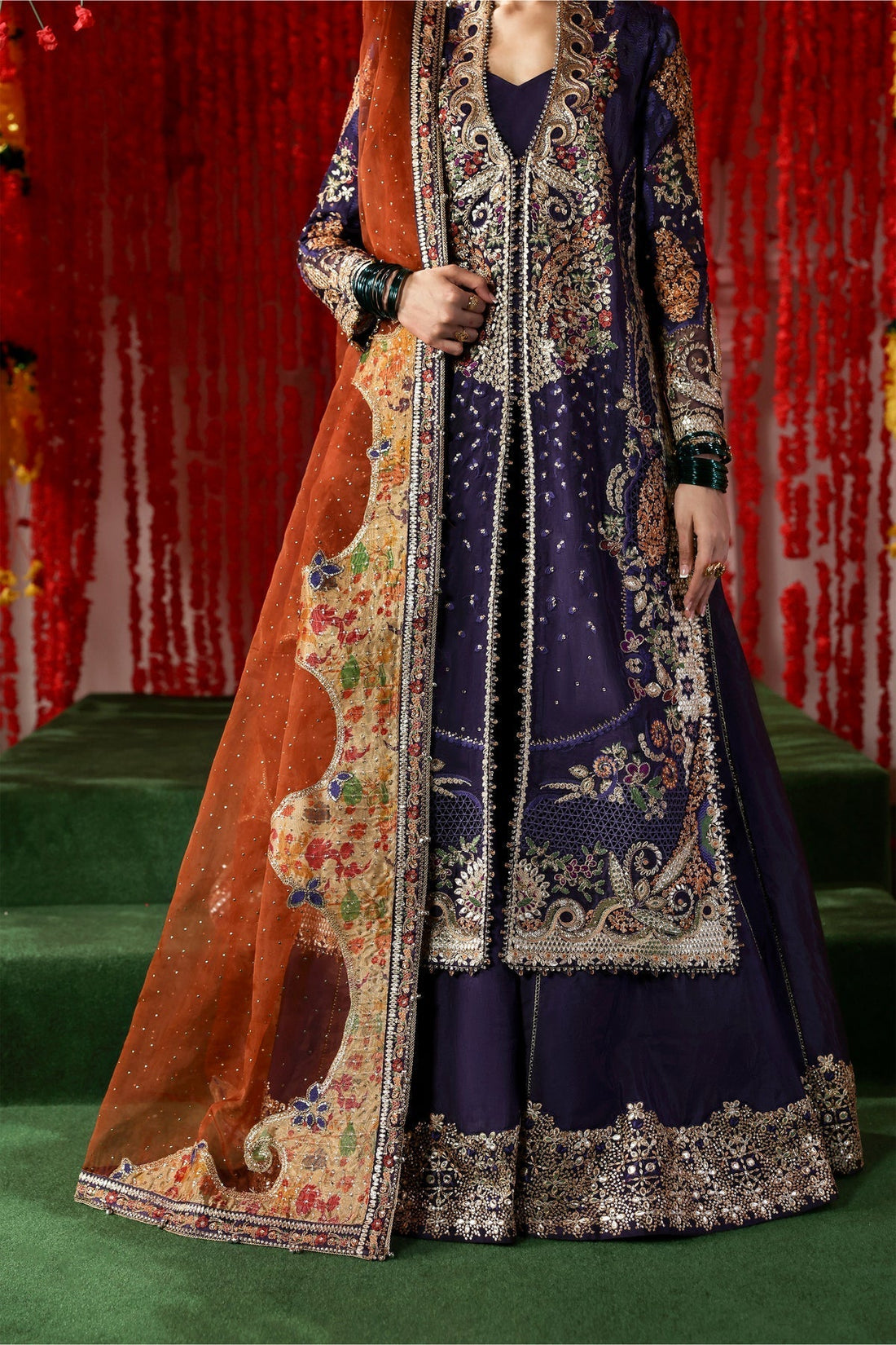 Afrozeh | Shehnai Wedding Formals 25 | Gulnaar - House Of Hania