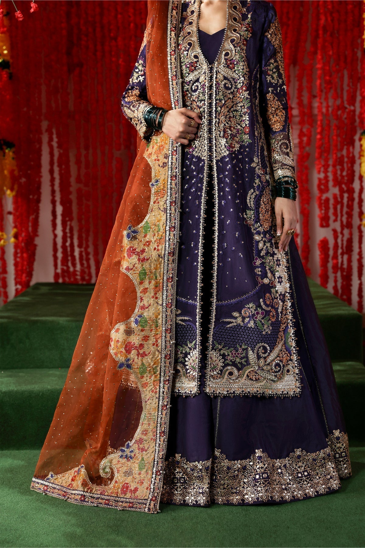 Afrozeh | Shehnai Wedding Formals 25 | Gulnaar - House Of Hania