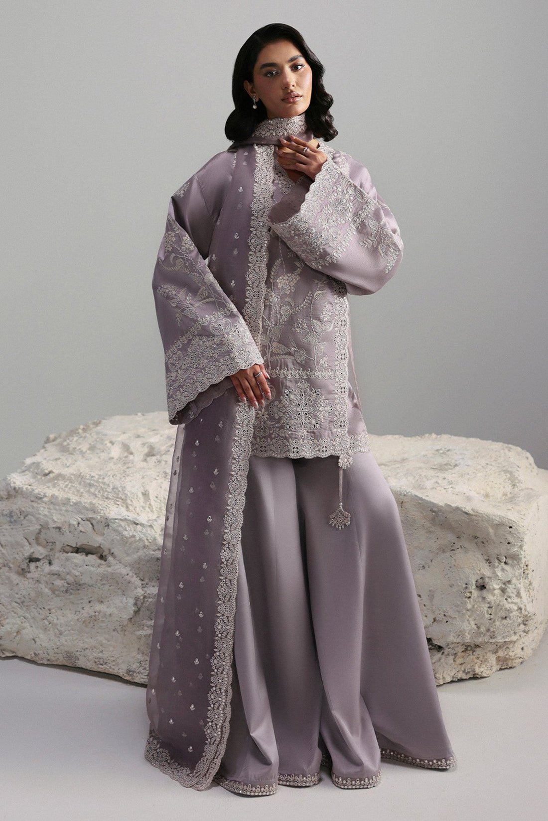 Afrozeh | Slate Ready to Wear | Cressida - House Of Hania