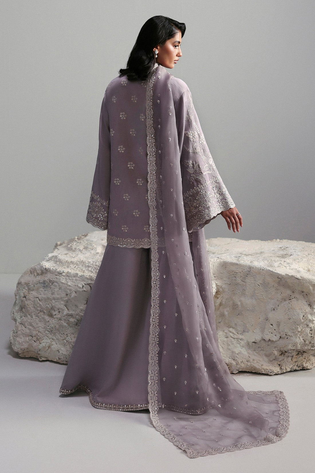 Afrozeh | Slate Ready to Wear | Cressida - House Of Hania