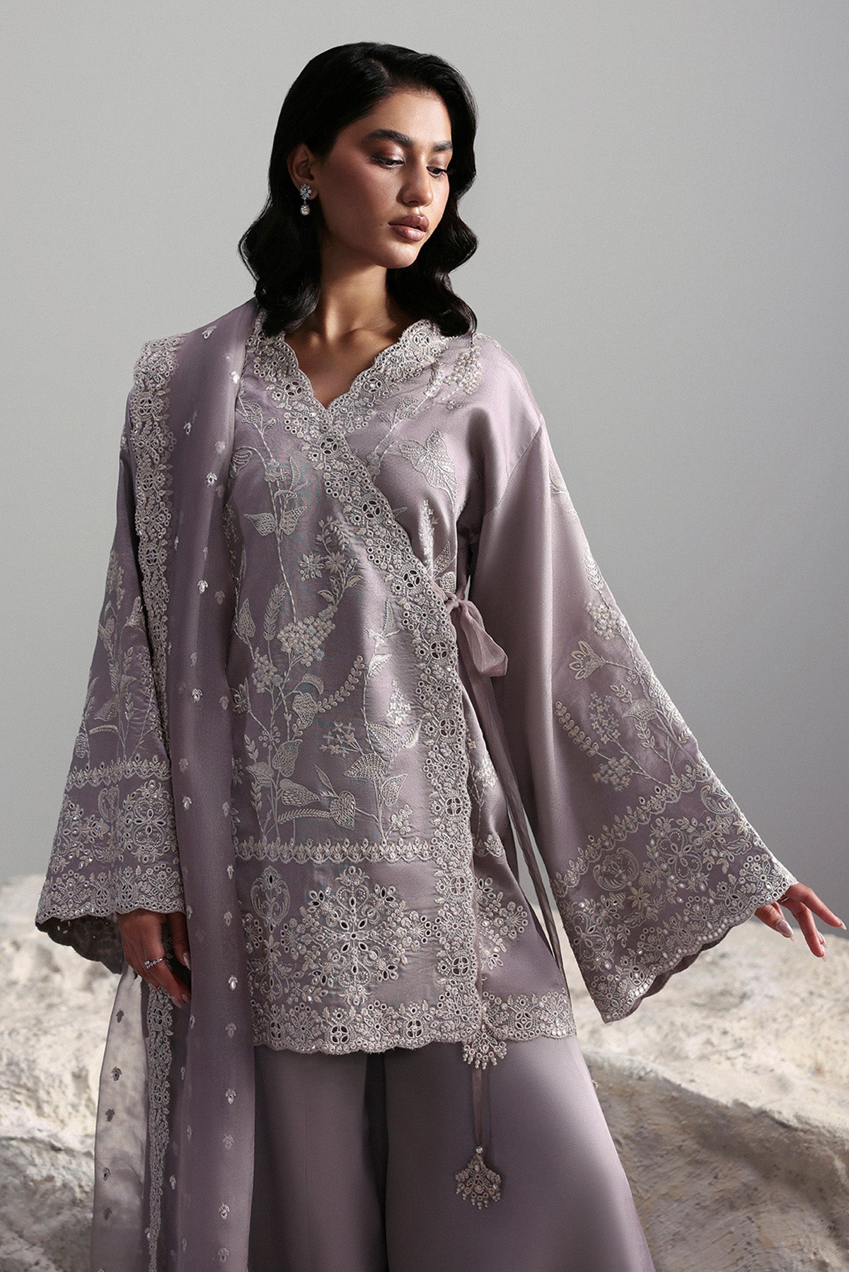 Afrozeh | Slate Ready to Wear | Cressida - House Of Hania