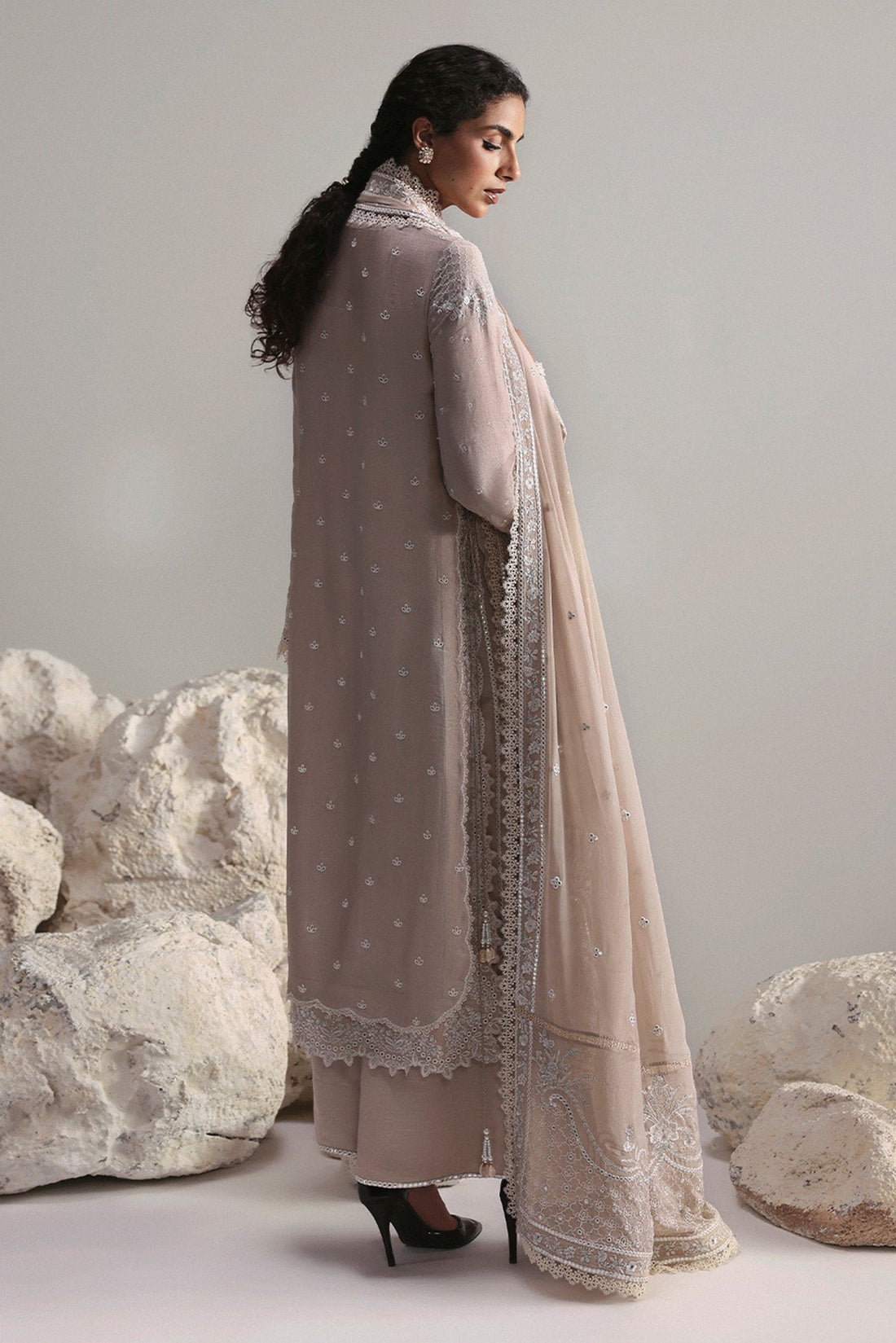 Afrozeh | Slate Ready to Wear | Xavian - House Of Hania
