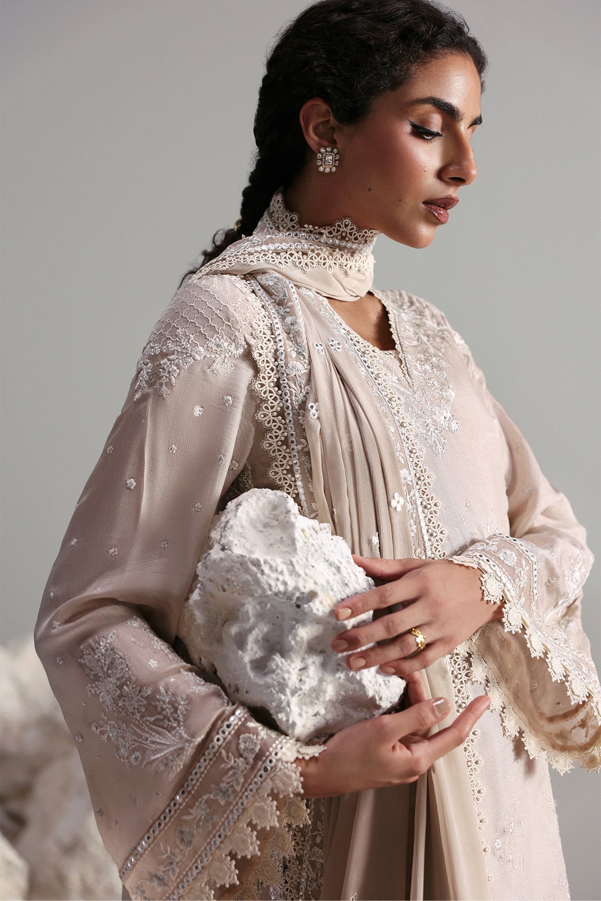 Afrozeh | Slate Ready to Wear | Xavian - House Of Hania
