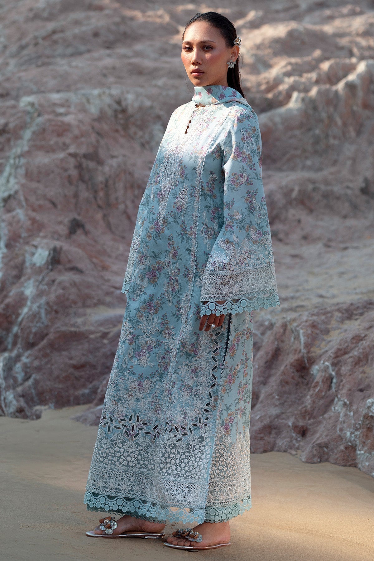Afrozeh | Summer Together 25 | Aquamarine - House Of Hania