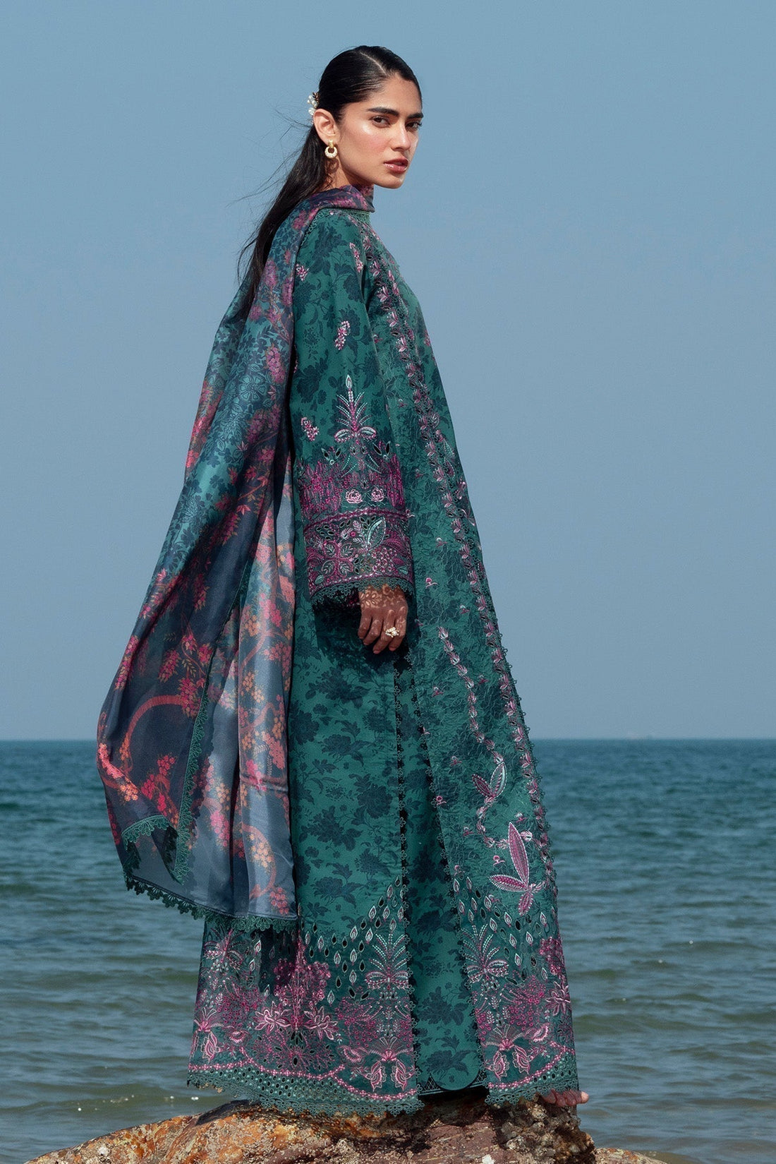 Afrozeh | Summer Together 25 | Emerald - House Of Hania