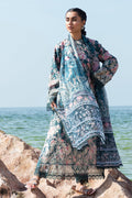 Afrozeh Summer Together Embroidered Lawn 3Pc Suit - Clover - House Of Hania