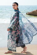 Afrozeh Summer Together Embroidered Lawn 3Pc Suit - Clover - House Of Hania