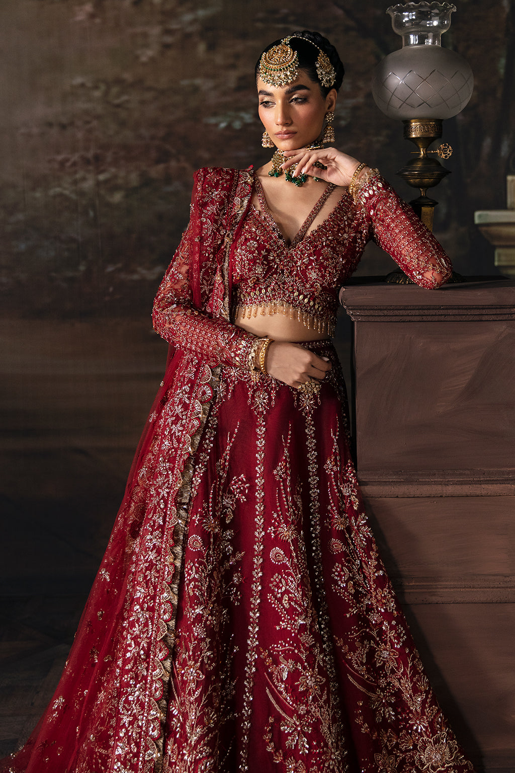 Afrozeh-The Brides Wedding Formal 3Pc Suit AFB-V1-01 Emmaline - House Of Hania