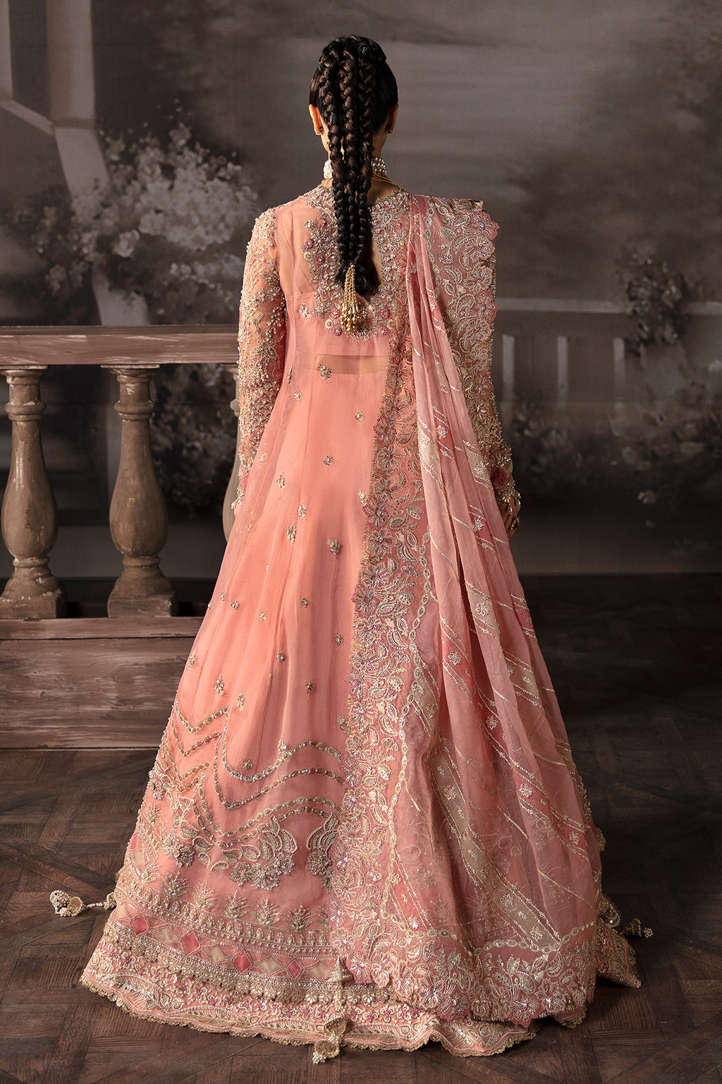 Afrozeh-The Brides Wedding Formal 3Pc Suit AFB-V1-06 Victoria - House Of Hania