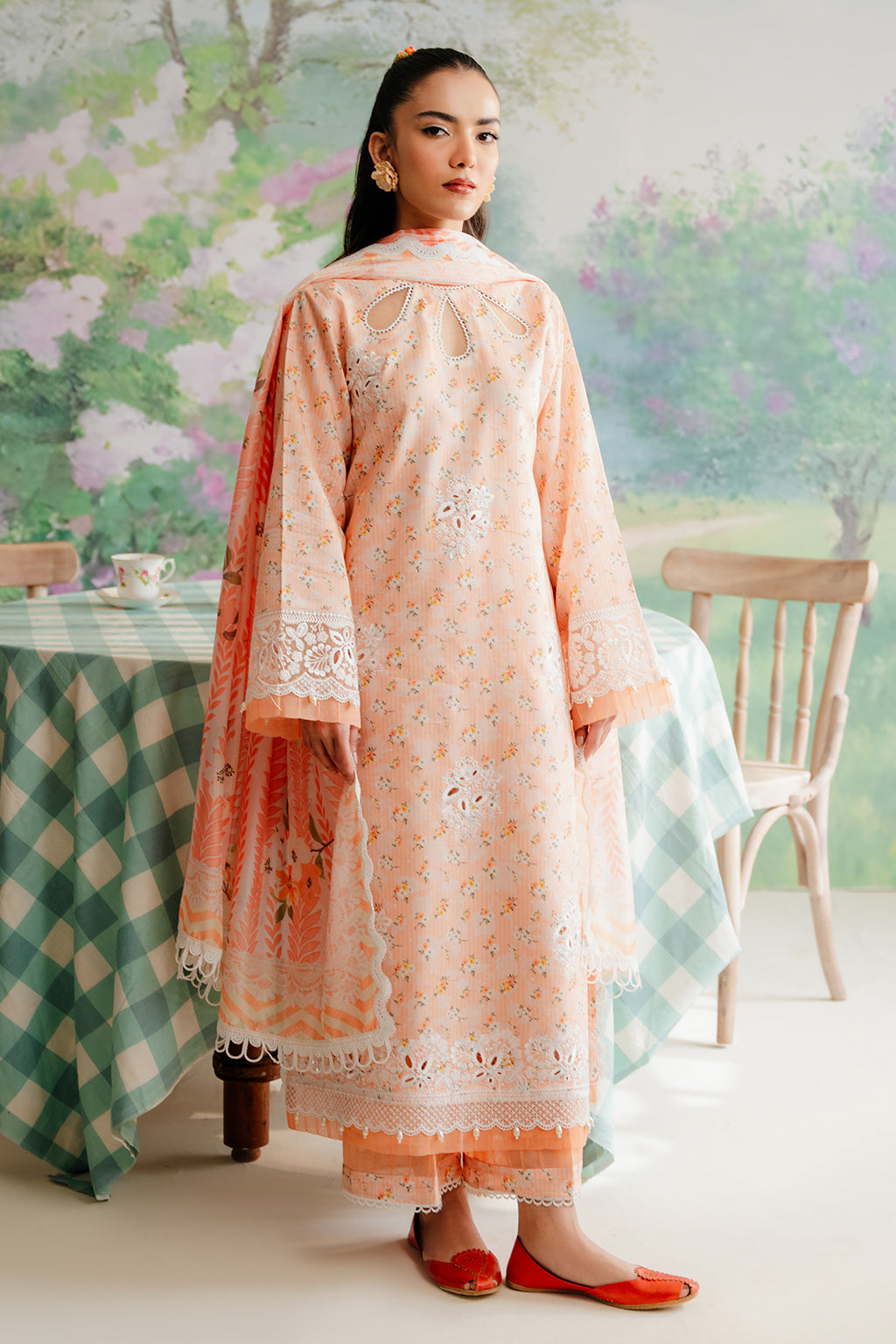 Afrozeh | The Floral Charm | Buttercup - House Of Hania