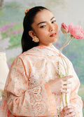 Afrozeh The Floral Charm Embroidered Lawn 3Pc Suit AL-24-V1-10 - House Of Hania