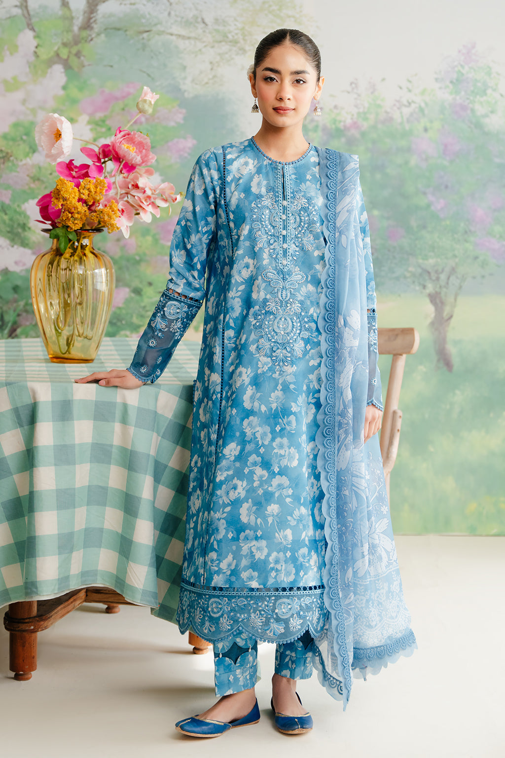 Afrozeh | The Floral Charm | Nigella - House Of Hania