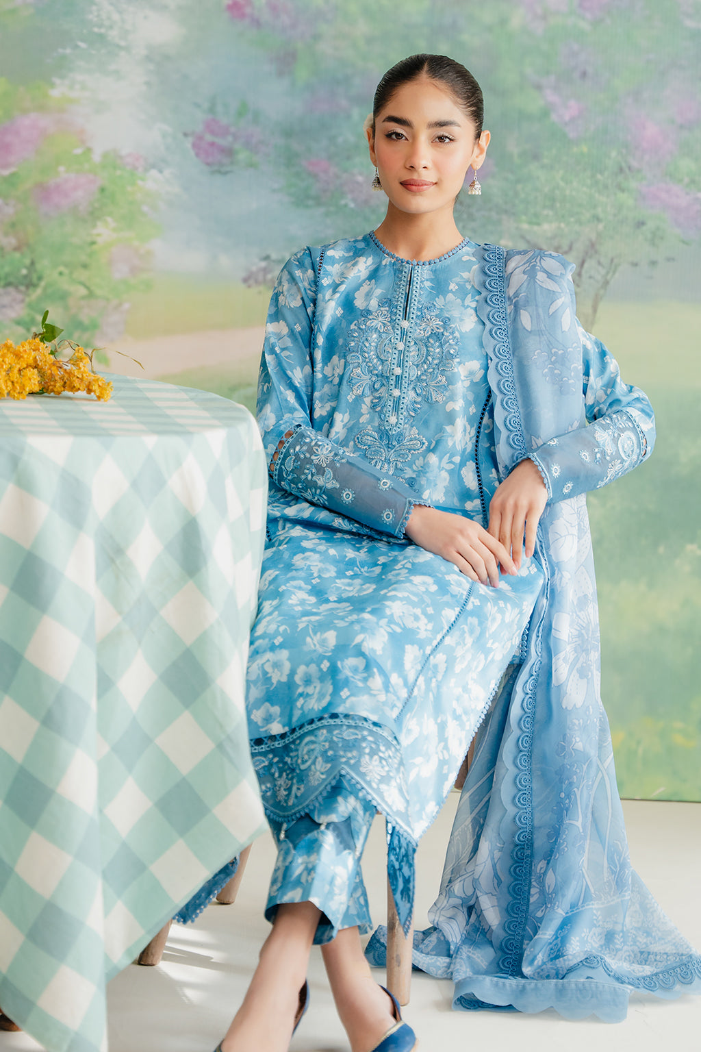 Afrozeh | The Floral Charm | Nigella - House Of Hania