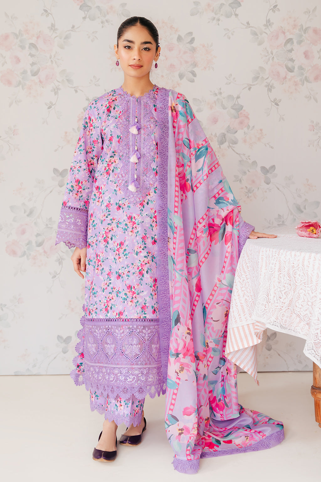 Afrozeh | The Floral Charm | Orchid - House Of Hania
