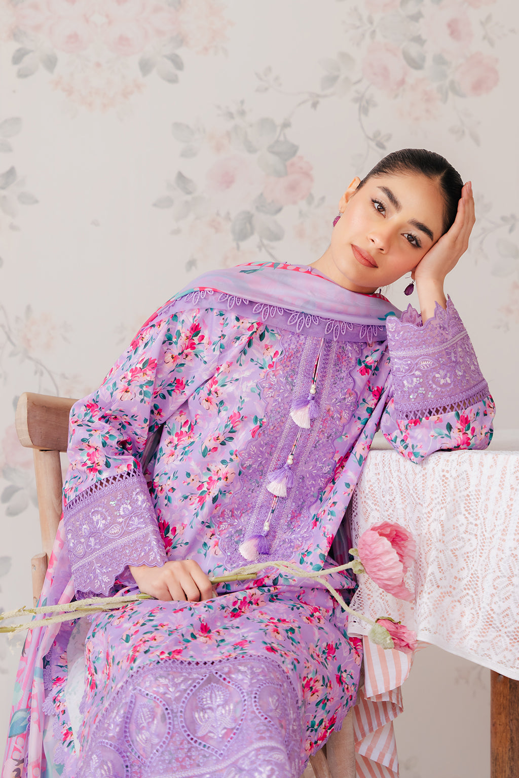 Afrozeh | The Floral Charm | Orchid - House Of Hania