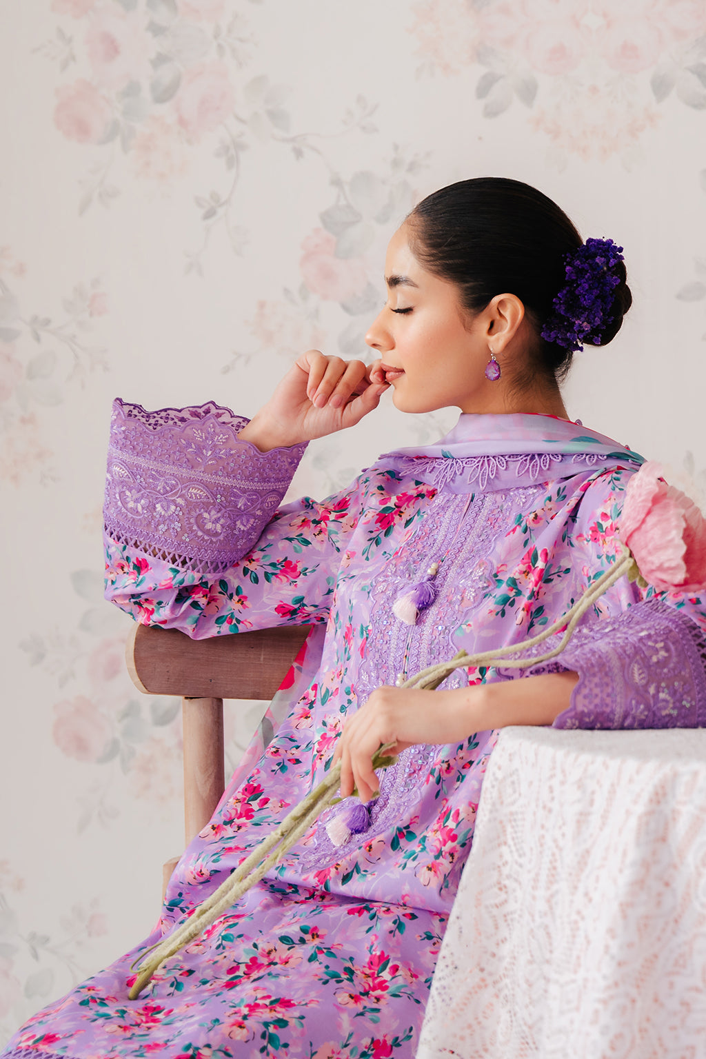 Afrozeh | The Floral Charm | Orchid - House Of Hania