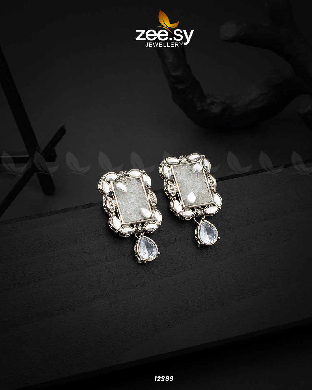 Agate Studs Earrings - House Of Hania