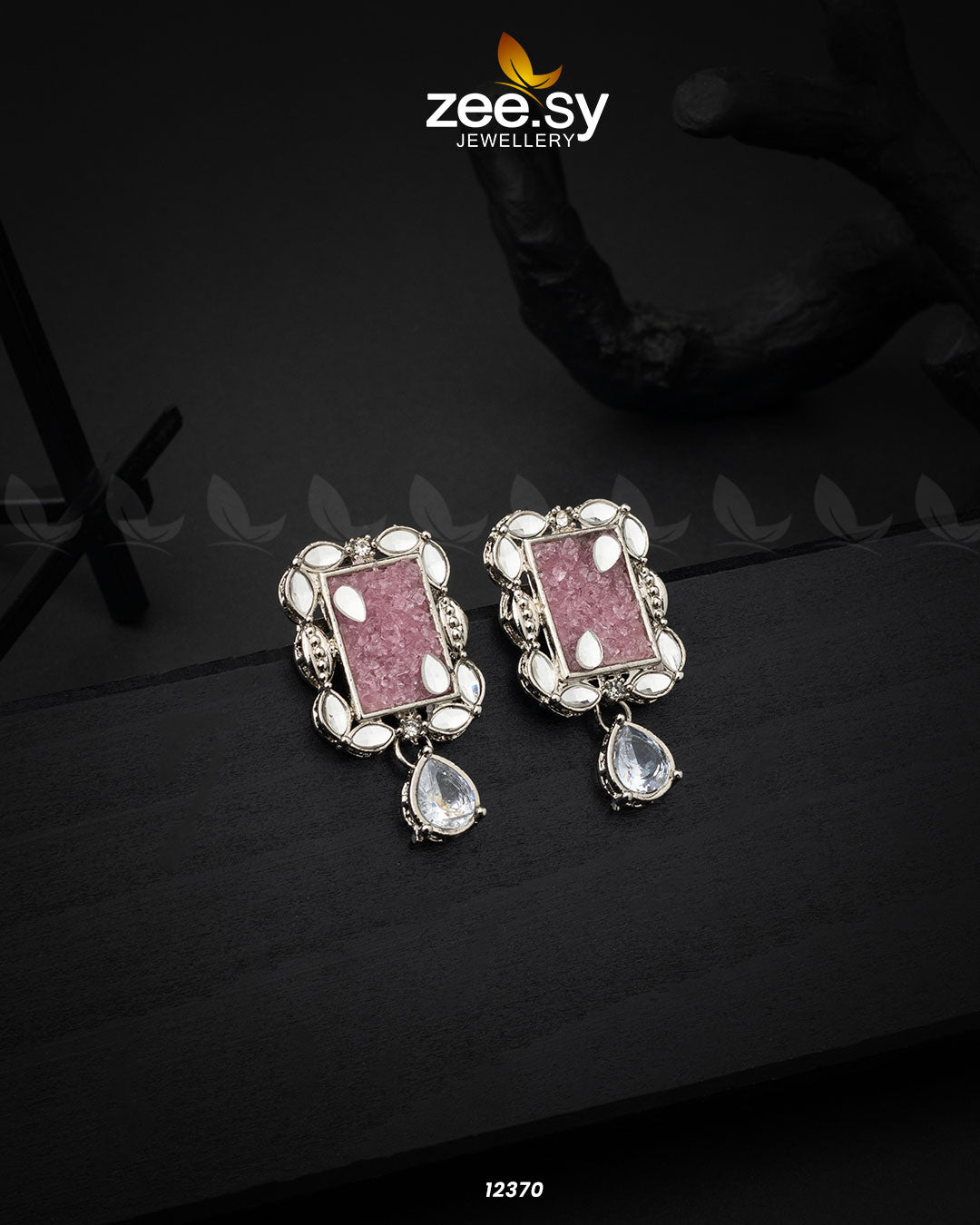 Agate Studs Earrings - House Of Hania