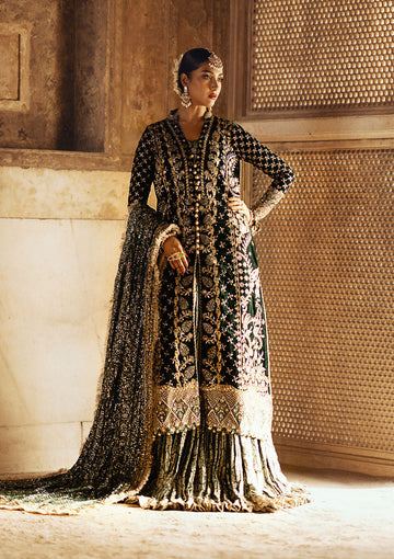 Aik Atelier | Dastoor Velvet 24 | DASTOOR - LOOK 02 - House Of Hania