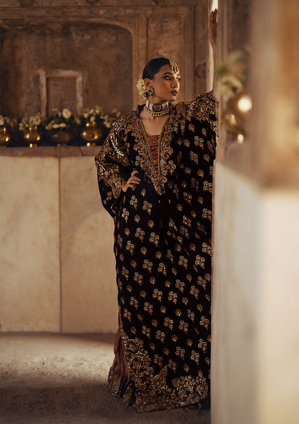 Aik Atelier | Dastoor Velvet 24 | DASTOOR - LOOK 03 - House Of Hania